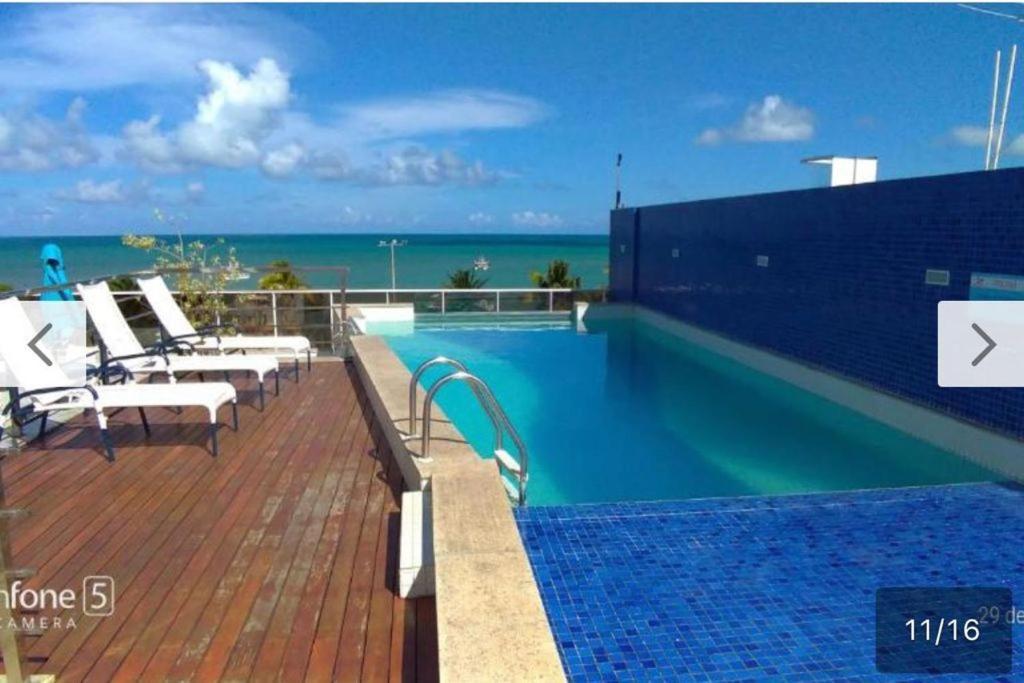 Apartamento Solar do Atlântico, beira-mar de Tambaú João Pessoa Exterior foto